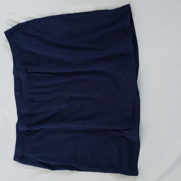 CATHERINES Plus Pull On Skort With Pockets - 5X - Navy - Picture 3 of 8